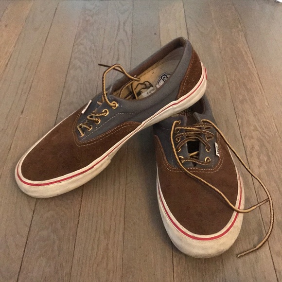 vans era pro brown